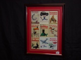 Framed and matted Guinness cards 24x19