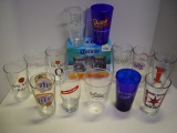 Mixed beer glass lot