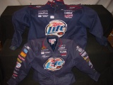 Rusty Wallace NASCAR Race jackets L & XL One has autographs on back 3 pics