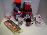 Coca-Cola fun lot- canisters, cups and Olympic pins