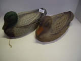 2 duck decoys