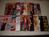 Playboy magazines 1 1973, 3 1974, 1 1977, 12 1981