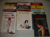 Playboy magazines 1 1957, 5 1958, 3 1959, 6 1962, 2 1963, 9 1964