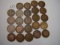 (24) Common Indian Head Cents 80's, 90's & 1900's