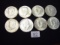 (8) 1964 Kennedy Silver Half Dollars