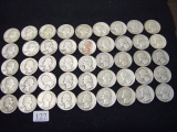 (40) 1940's, 50s & 60's Washington Quarters