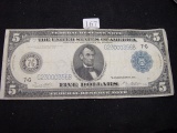 1914 $ 5,00 National Reserve Note