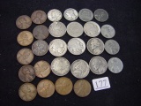 Mixture Of American Coins, Dates & No Dates