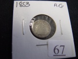 1853 Half Dime