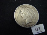 1934-S Peace Dollar