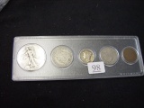 Whitman Coin Holder & Coins