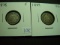 Pair of Seated Dimes: 1878  Fine & 1889  VG