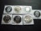 Seven Different 40% Silver Ike Dollars: