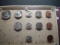 Eleven Coin 1955 BU Year Set