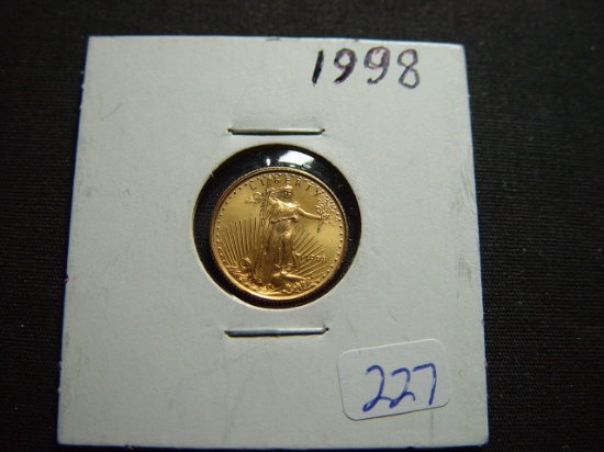 1998 1/10th Oz. BU Gold Eagle