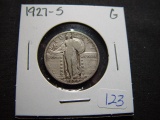 1927-S Standing Liberty Quarter   Good