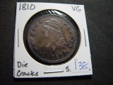 1810 Bust Half   VG w/light reverse scratch