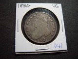 1830 Bust Half   VG