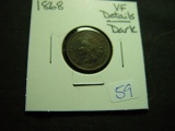 1868 Indian Cent   VF Details, Dark