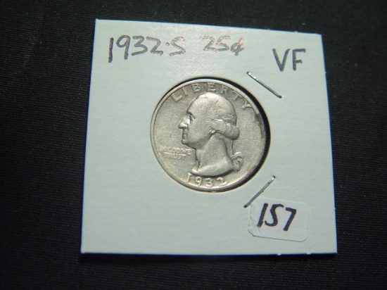 1932-S Washington Quarter VF