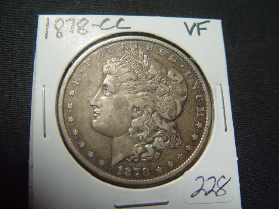 1878-CC Morgan Dollar   VF