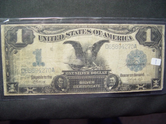 1899 Black Eagle $1 Silver Certificate