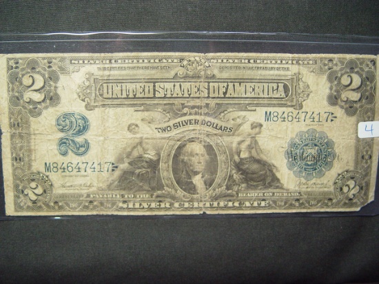 1899 $2 Silver Certificate