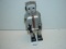 Tin litho battery robot. Missing pieces as-is 8” tall 4 pics