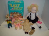 Mixed lot- Ideal Lazy Dazy in weak original box, Madame Alexander “Eloise” and others