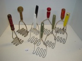 Art deco potato mashers