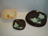 Plate and bowl lot. Plates 6” to 11” Bowl 8”