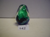Glass paperweight 3” tall