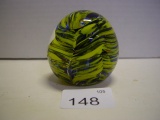 Glass paperweight 2 ½” tall