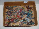 Diecast toy figurines Soldiers, Indians and others. Some marked “Made in England”