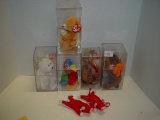 TY Beanie Babies lot. Some in display cases