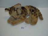 Steiff ?? Tiger, some weakness on one ear 8” long