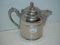 Chased English tea pot silver plate 5 pt