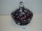 Hobbs covered candy dish 5” tall