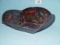 Japanned Tin Table Bowl, 10 1/2