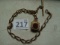 Man's Watch Chain With Locket Fob