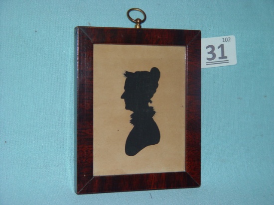 Early Silhouette, 4" X 5" Frame Size