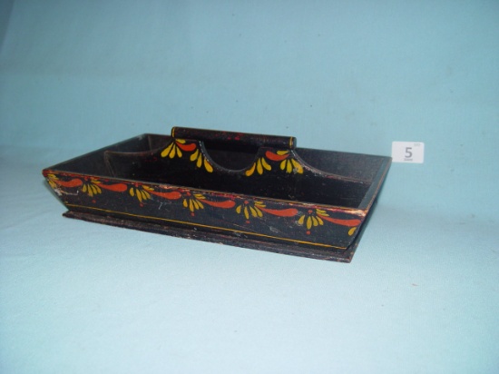 New England Decorated Knife Box