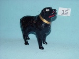 Cast Iron Dog Bank, 4 1/2