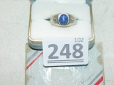 Ring with Blue Stone