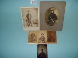 5 Vintage Photos & 1 Tin Type