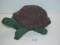 Milwaukee Concrete Studios Painted Tortoise unsigned 11” long 2 pics