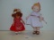 Story Book doll and bisque doll marked 10490 tallest 7”