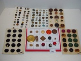Collectible clothing button lot