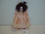 Bisque doll jointed neck, shoulder, hips marked 6343 7” tall