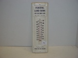 Federal Land Bank outdoor thermometer works 14” tall